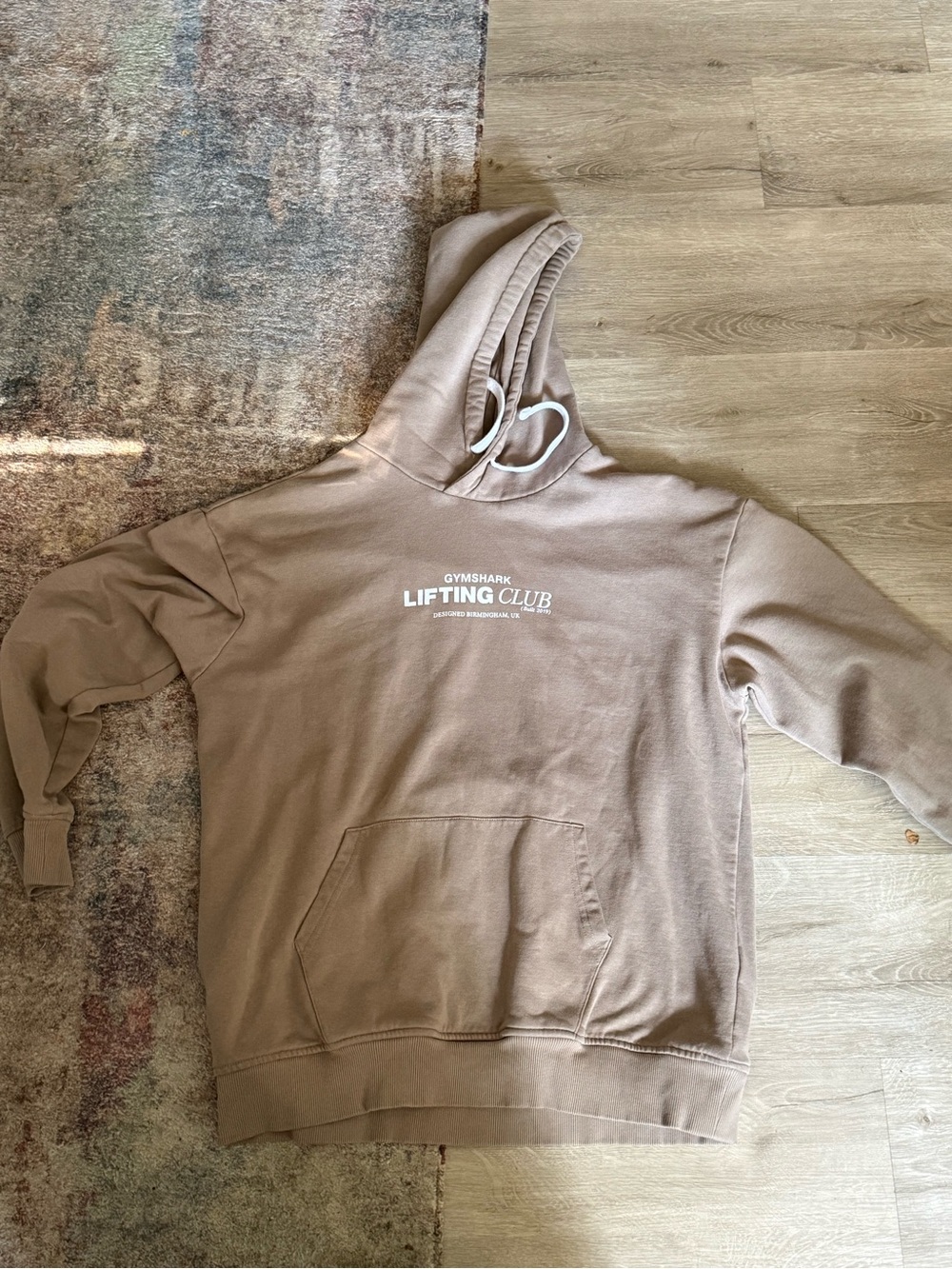Gymshark Men's Crewneck Hoodie in Taupe Brown